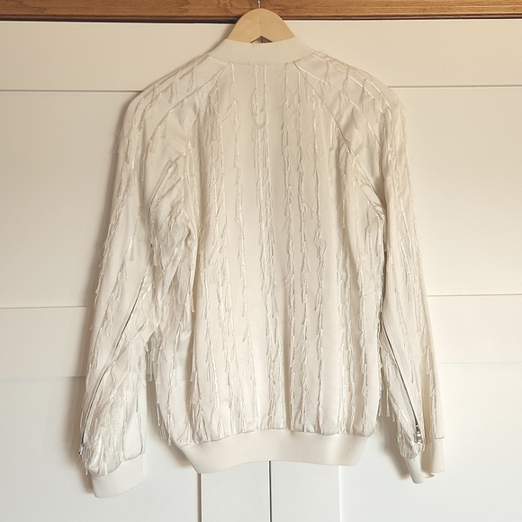 NWT 3.1 Phillip Lim White Bomber Jacket size 6 - Picture 5 of 17